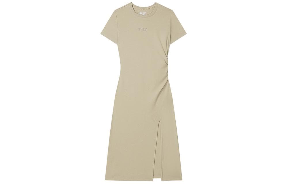 FILA Short Sleeved Dress Blue Khaki