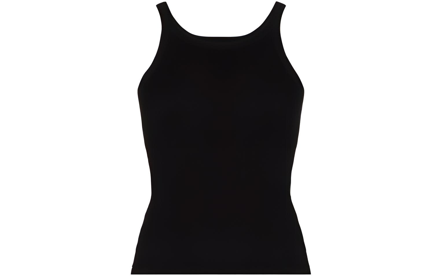 Moncler Sleeveless Sports Shirts Black Halter Neck Black
