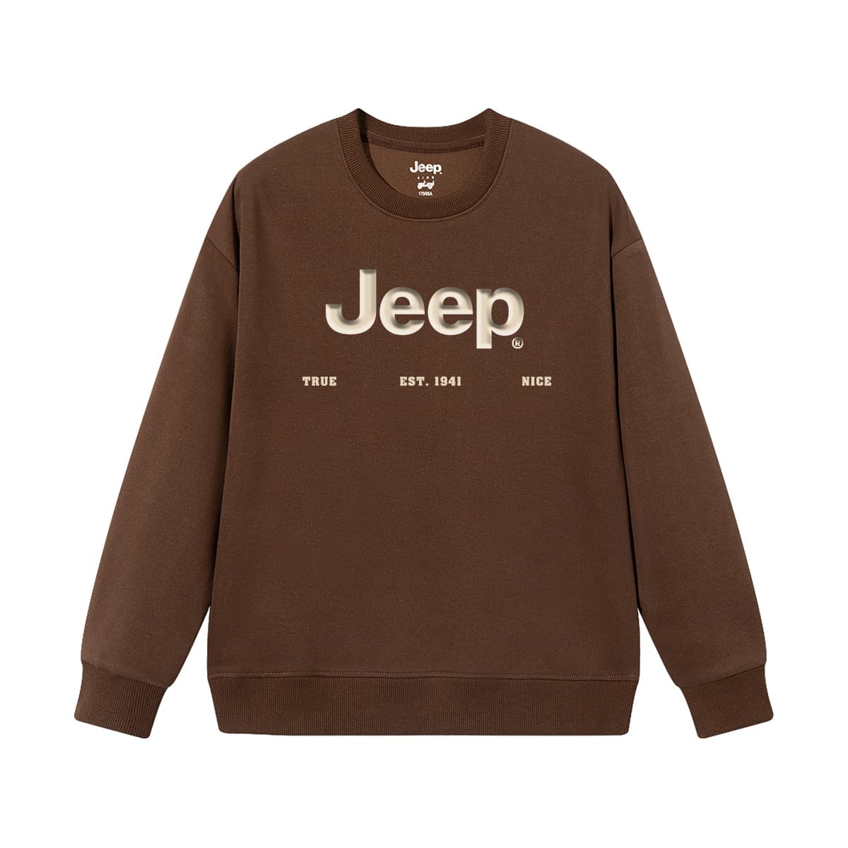 Jeep Grade School Sweatshirts Crew Neck Thickened Stretch