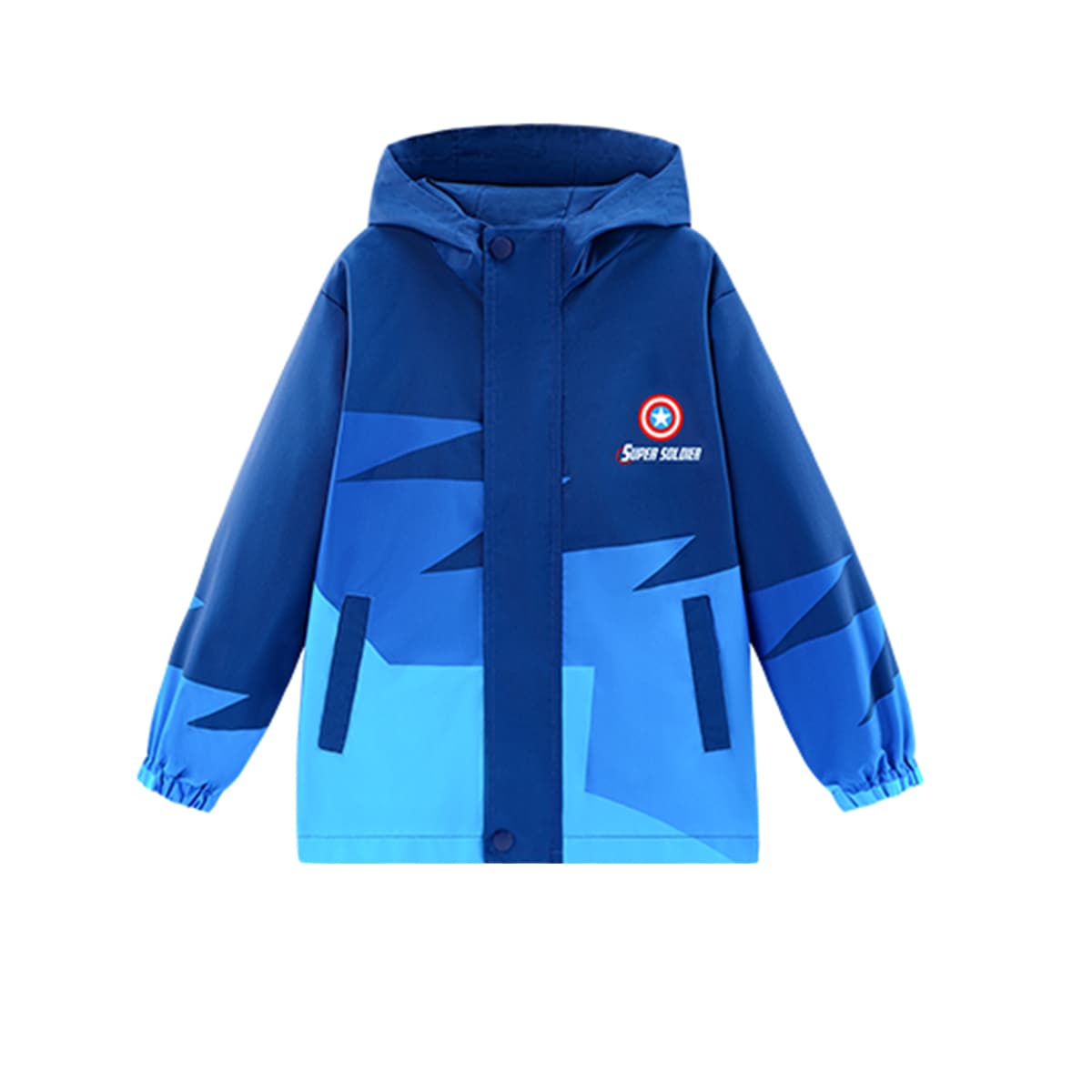 Disney Windbreaker Jacket Blue Captain America Kids' Blue Captain America