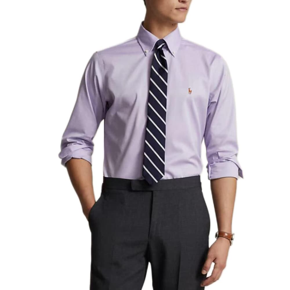Polo Ralph Lauren FW24 Shirt Light Purple Light Purple