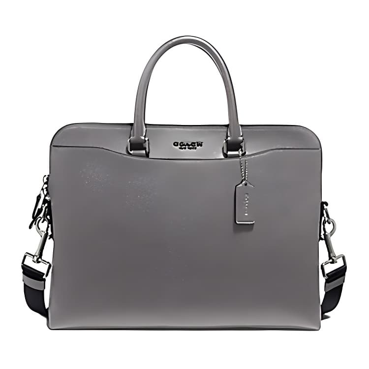 COACH Beckett Briefcase Gray Basic Set (Bag+Dust Bag)