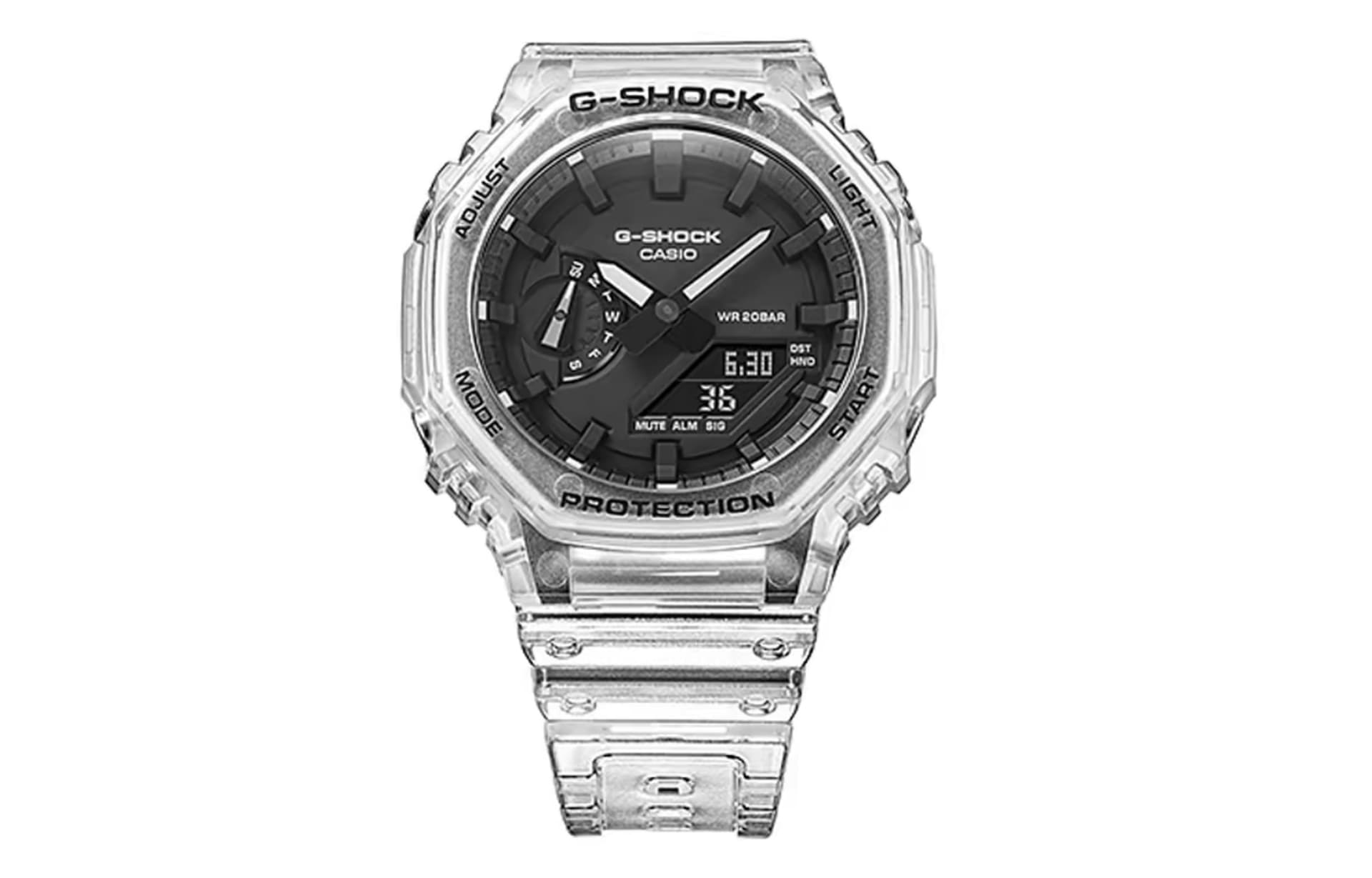 CASIO Custom Collection Quartz Movement Stainless Steel Strap Watch Black Dial