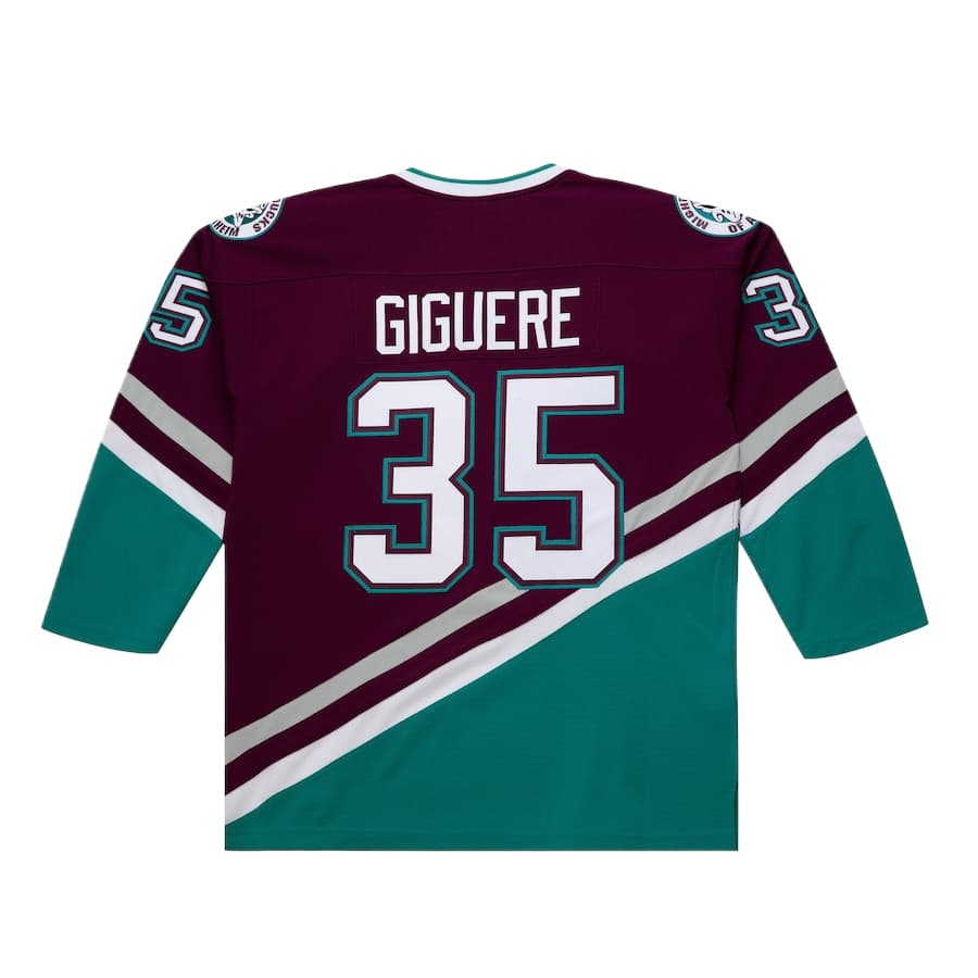 Mitchell Ness Anaheim Ducks 2002/03 JeanSebastien Giguere Power Play jersey