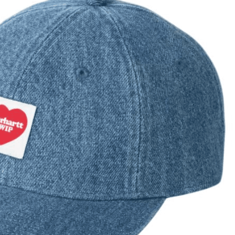 Carhartt WIP 100% Cotton Baseball Caps Blue