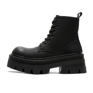 ZHENRAN 8cm Height Increasing Biker Martin Boot