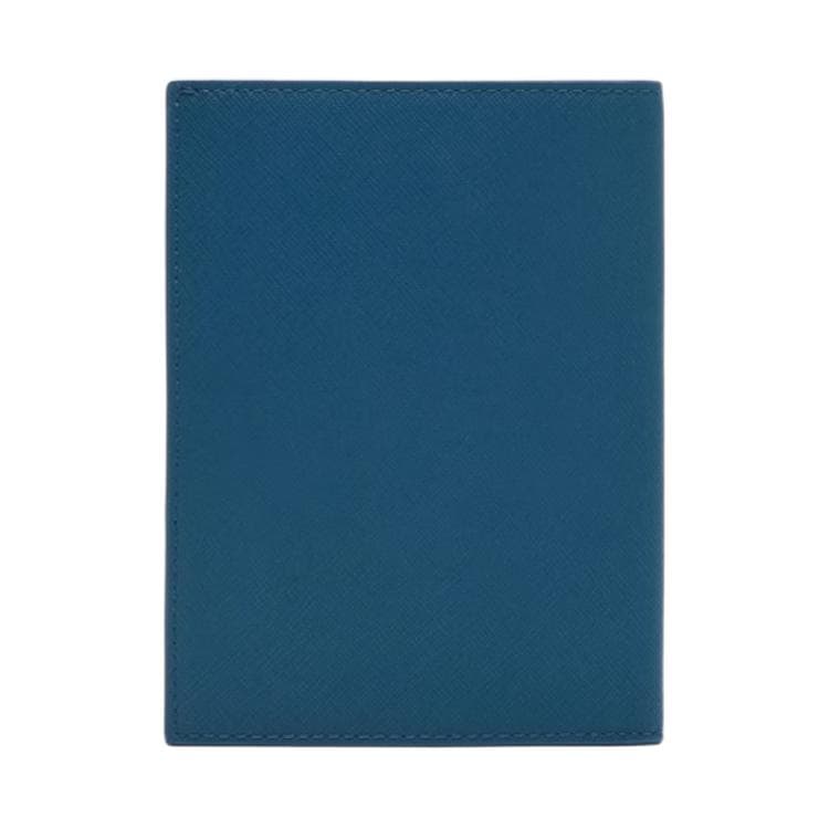 EMPORIO ARMANI Polyurethane Card Holder Dusk Blue