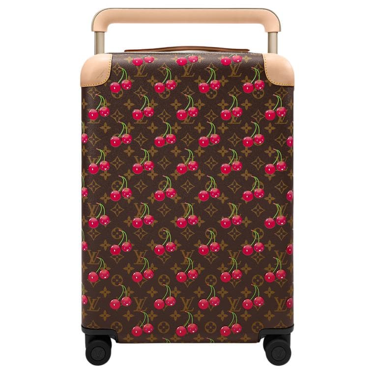 LOUIS VUITTON X Takashi Murakami Cherry Horizon 55 Brown Monogram Brown