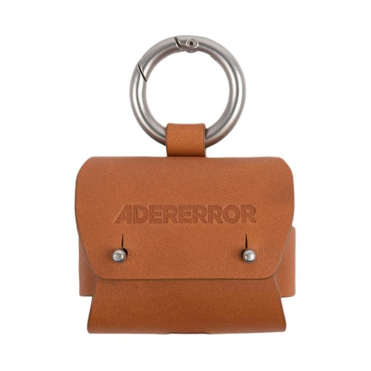 ADER ERROR Cow Earphone Case Brown Brown