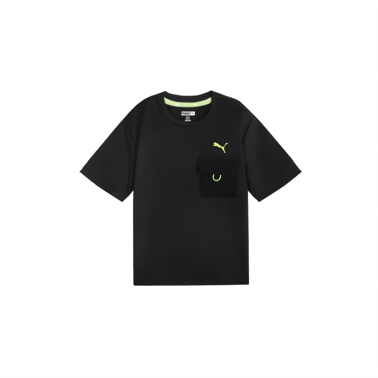 PUMA TShirts Crew Neck Moderate Black