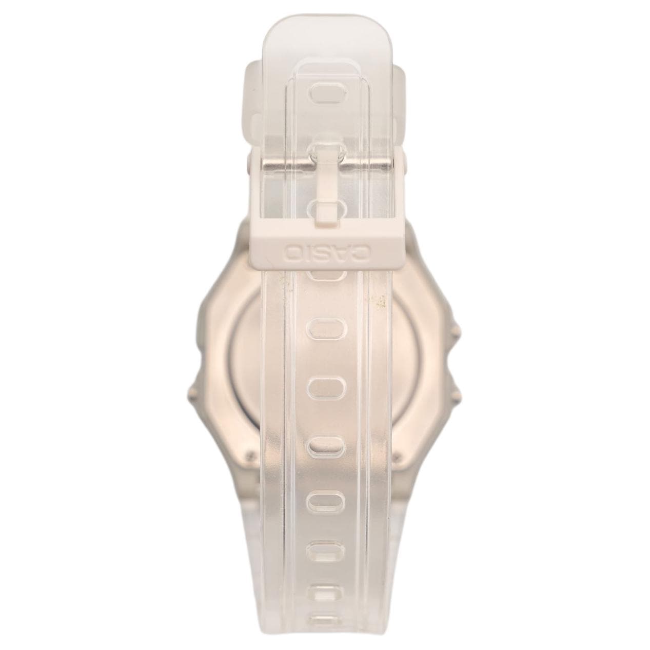 CASIO Custom Collection Quartz Movement Resin Strap Watch Red Watch Dial