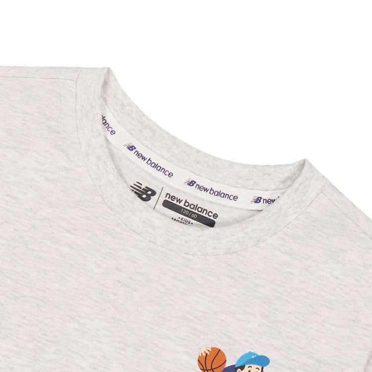 New Balance T Shirt Gray Children Aged 3 7 Years Old