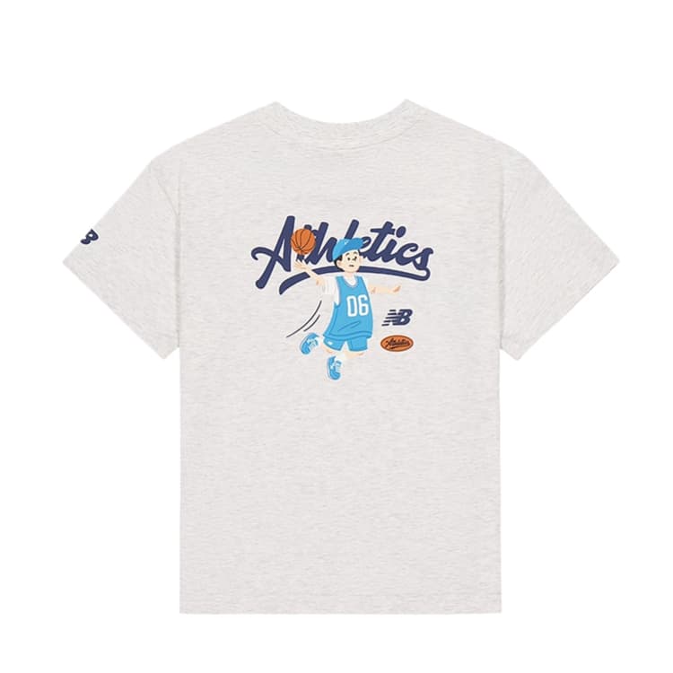 New Balance T Shirt Gray Children Aged 3 7 Years Old