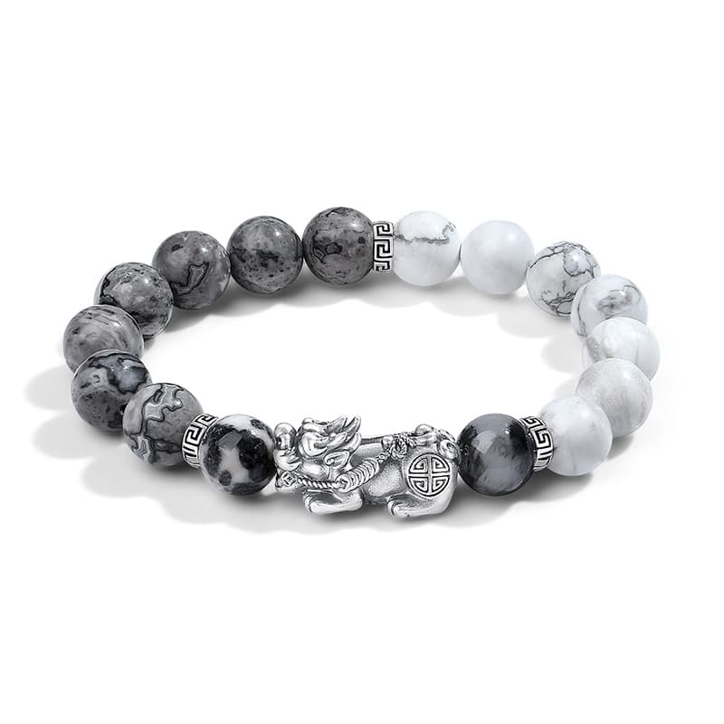 YINCHIE Map Stone Bracelets
