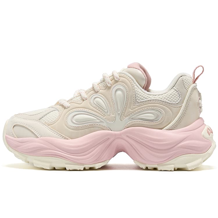 Palladium Textile, Synthetic Chunky White Pink