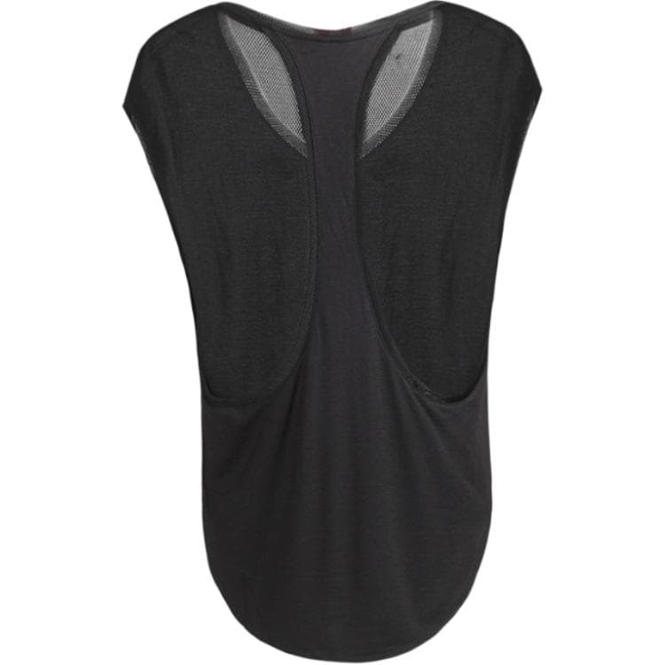 Nike Swoosh Tank Tops Black Crew Neck Moderate Racerback