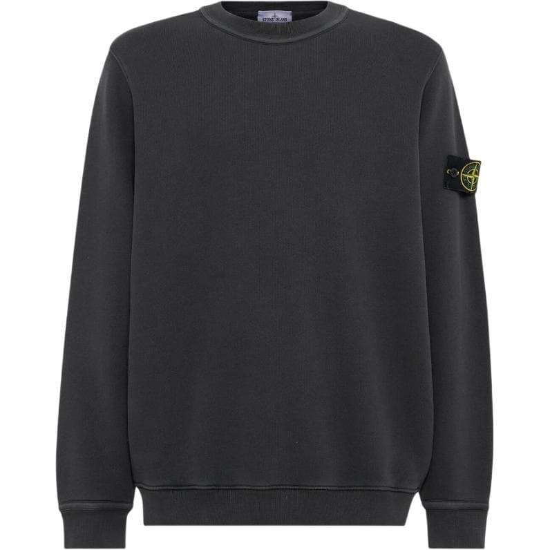 STONE ISLAND Logo Patch Crewneck Sweatshirt