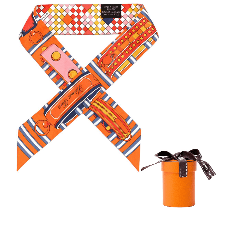 HERMES Silk Orange