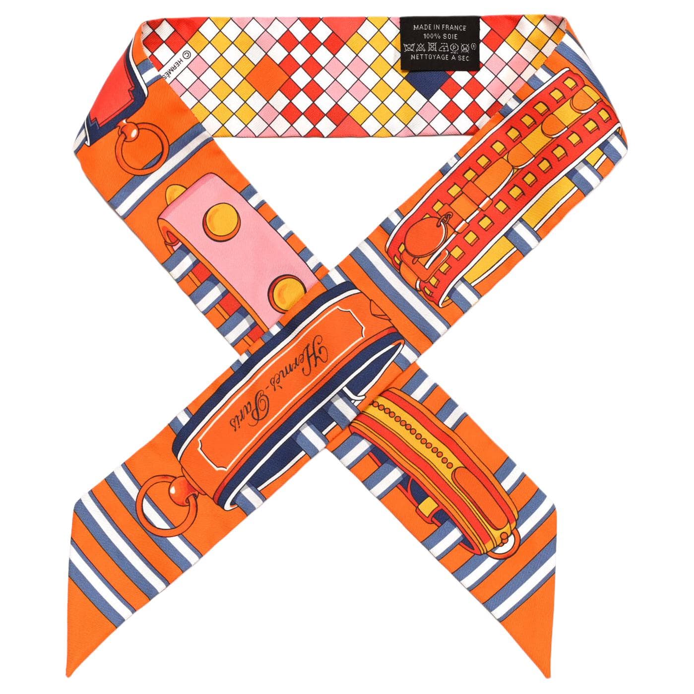 HERMES Silk Orange