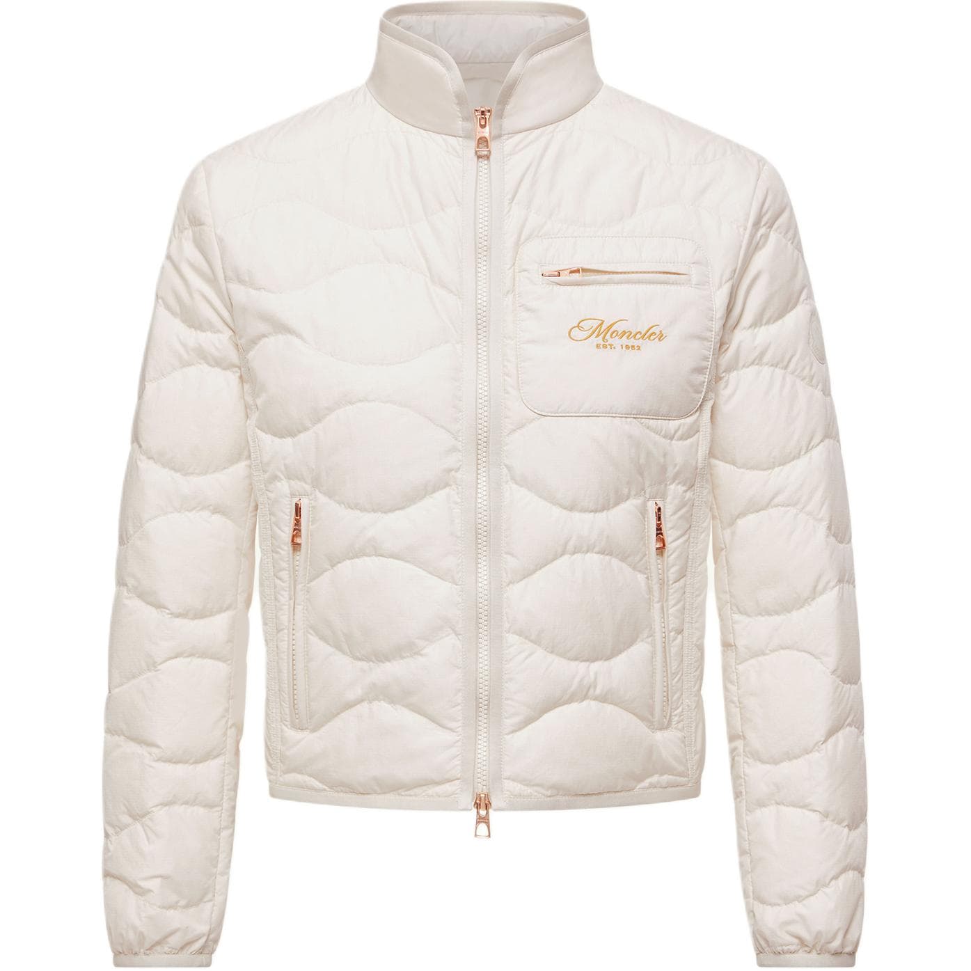 Moncler quilted zipfront jacket