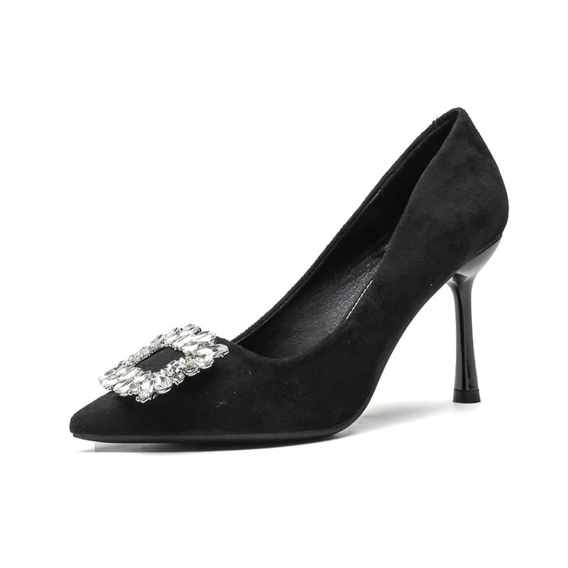 WALIBU Slim Heel 7CM Black