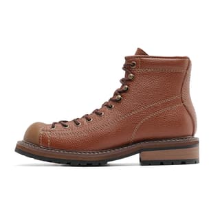 ZHENRAN Short Martin Boot Brown
