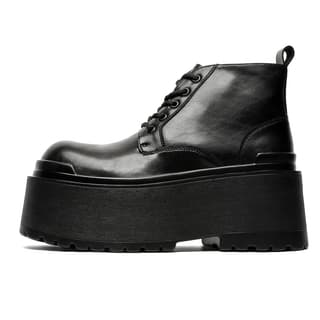 ZHENRAN Short Martin Boot Black