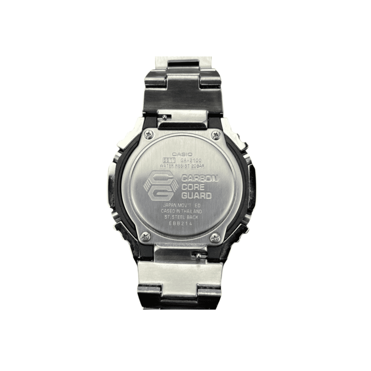CASIO Custom Collection Quartz Movement Stainless Steel Watchband Watch Red Watch Dial