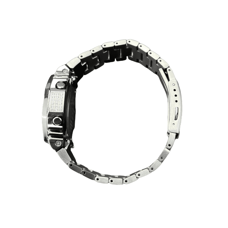 CASIO Custom Collection Quartz Movement Stainless Steel Watchband Watch Red Watch Dial