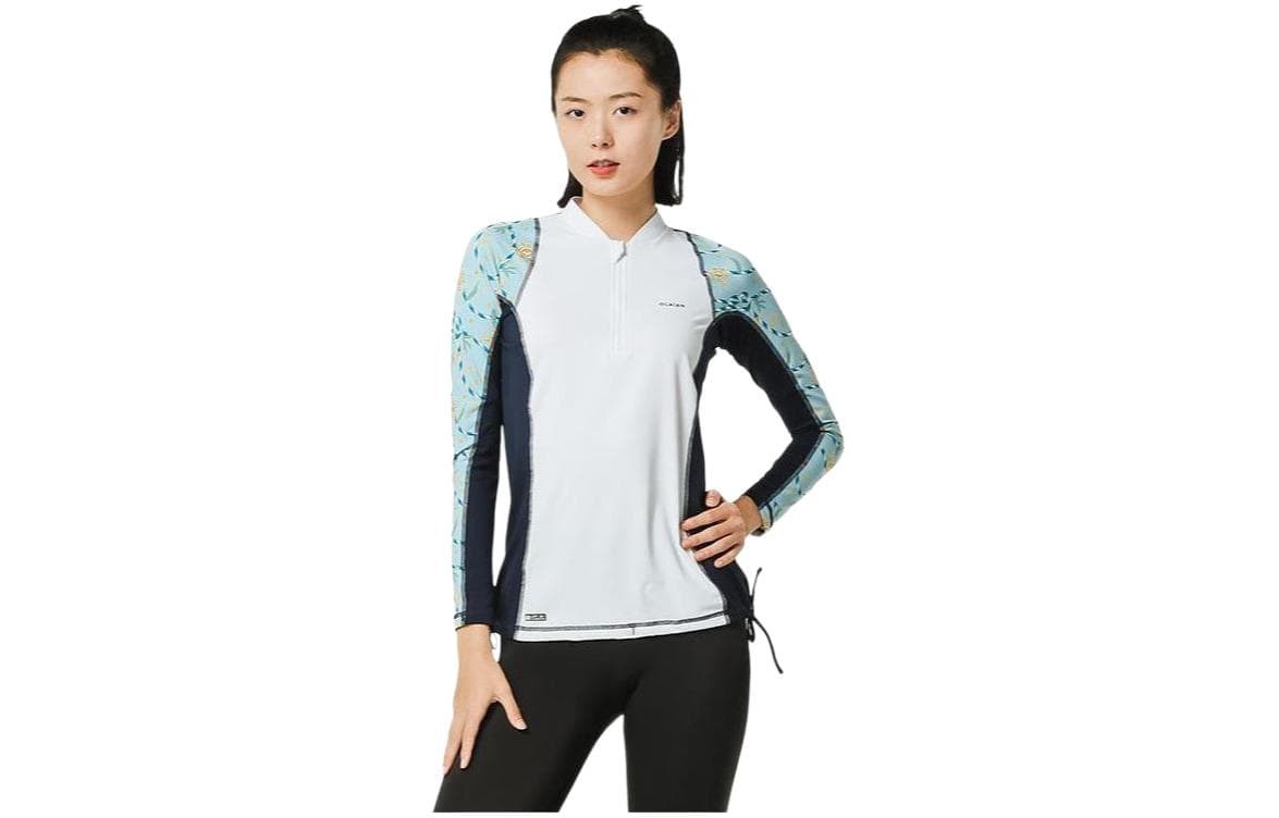 DECATHLON Diving Wetsuit Playful navy style (half zipper)