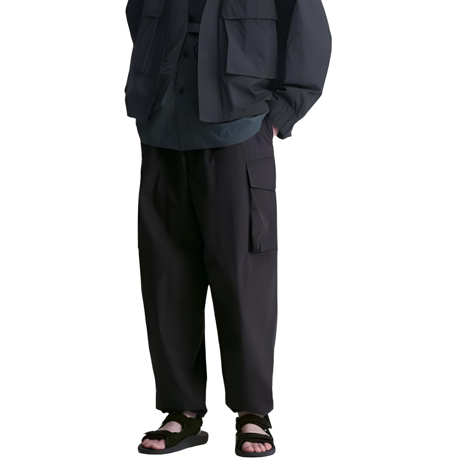 UNIQLO Moderate Straight Fit Black
