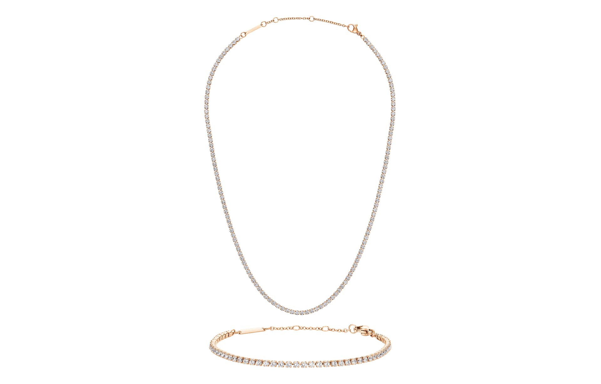 Daniel Wellington Zircon Alloy Necklace Bracelet