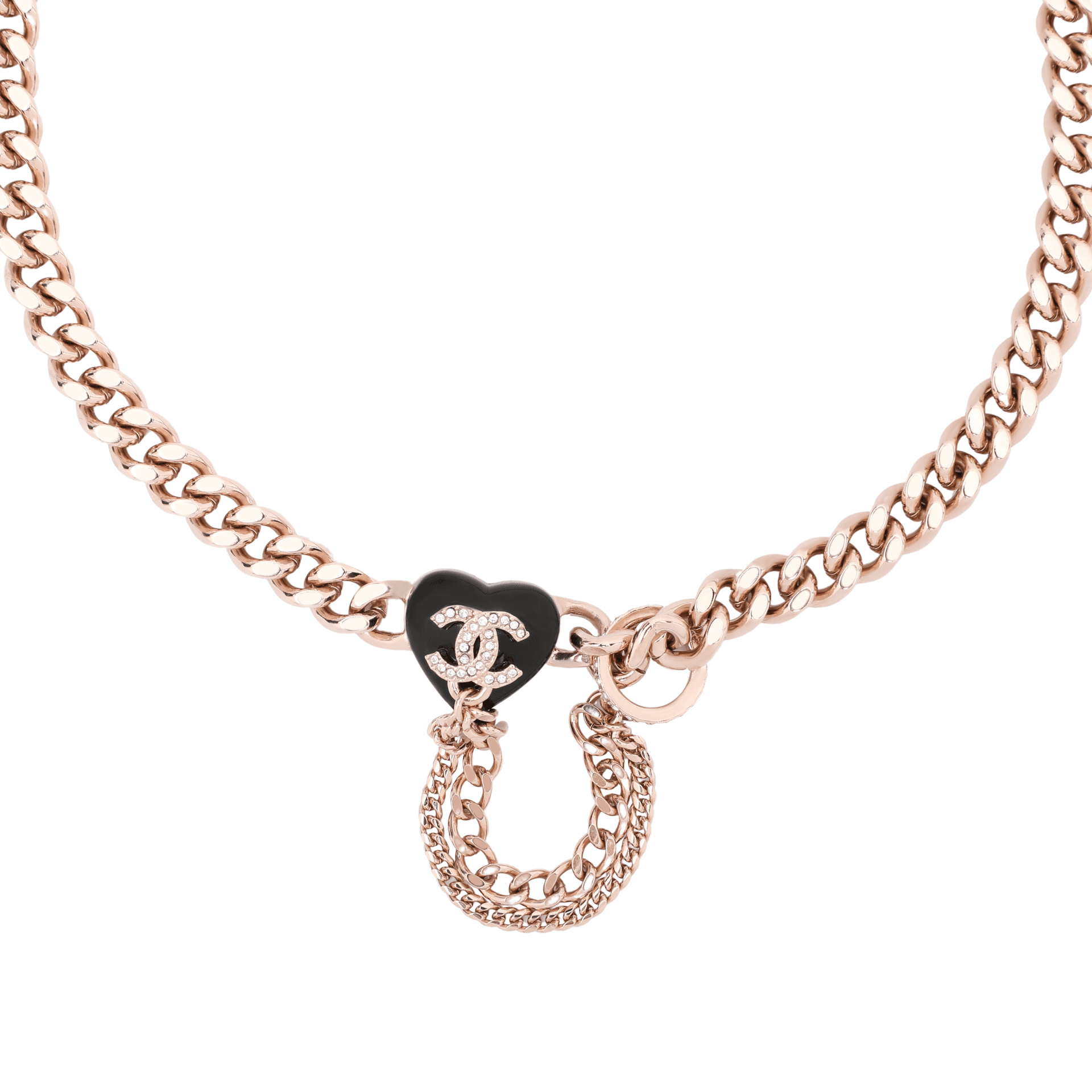 CHANEL Necklaces Gold