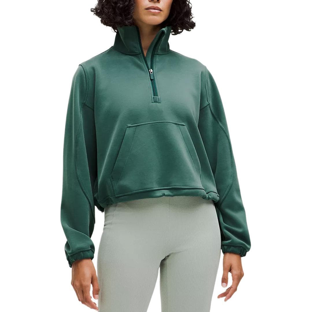 Lululemon Softstreme Brushed Half Zip Sweatshirt