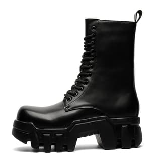 ZHENRAN Crew Martin Boot Black