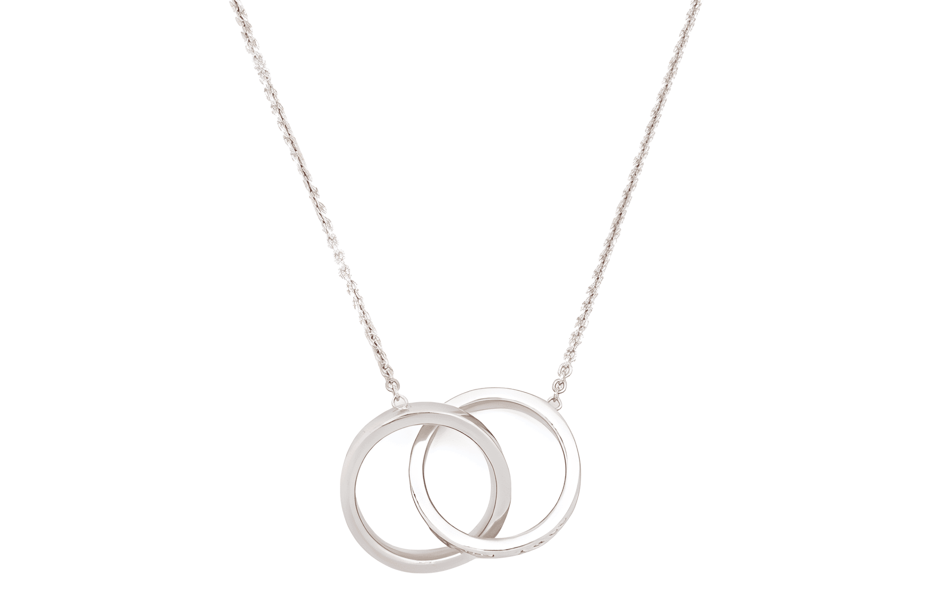 TIFFANY & CO. 2000s Interlocking Circles-pendant Necklace Silver