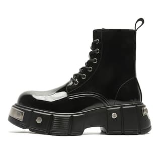 ZHENRAN Martin Boot Black