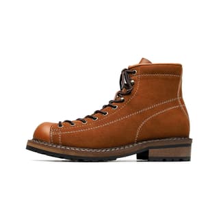 ZHENRAN Martin Boot Brown