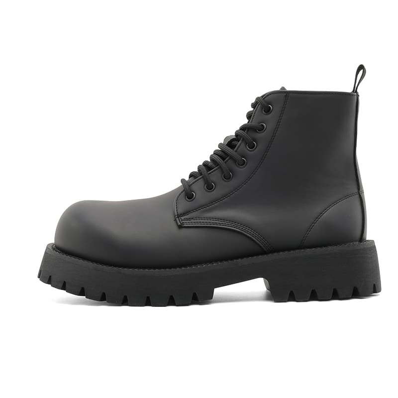 ZHENRAN Martin Boot Black Black