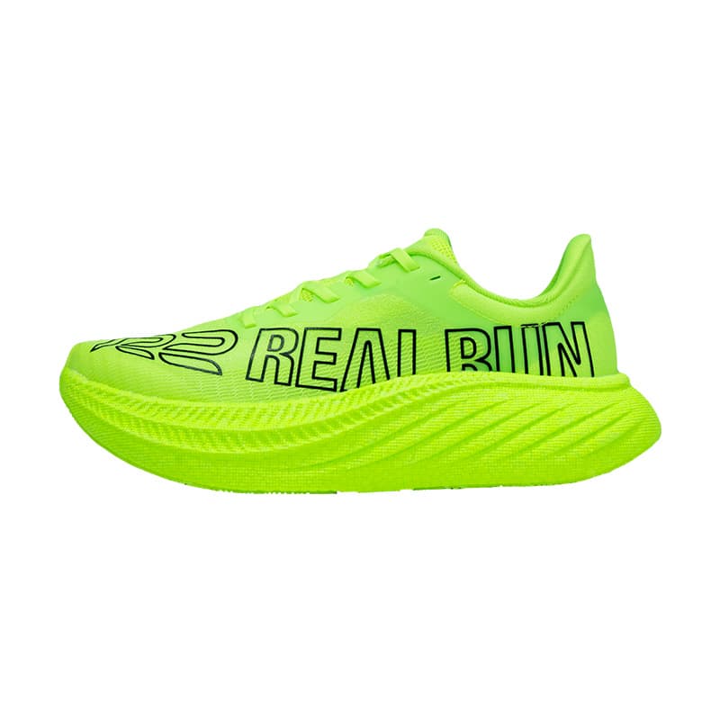 R2 REALRUN Marathon Long Distance Sprint Physical Fitness Test & Exam City Commuting Neon Green