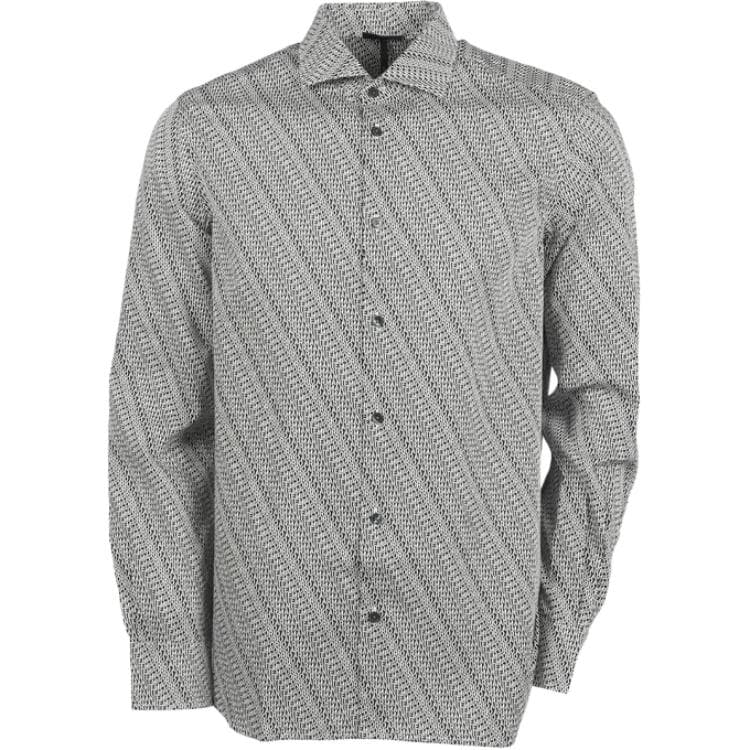 EMPORIO ARMANI Shirts Marine Blue Lapel Moderate Marine Blue