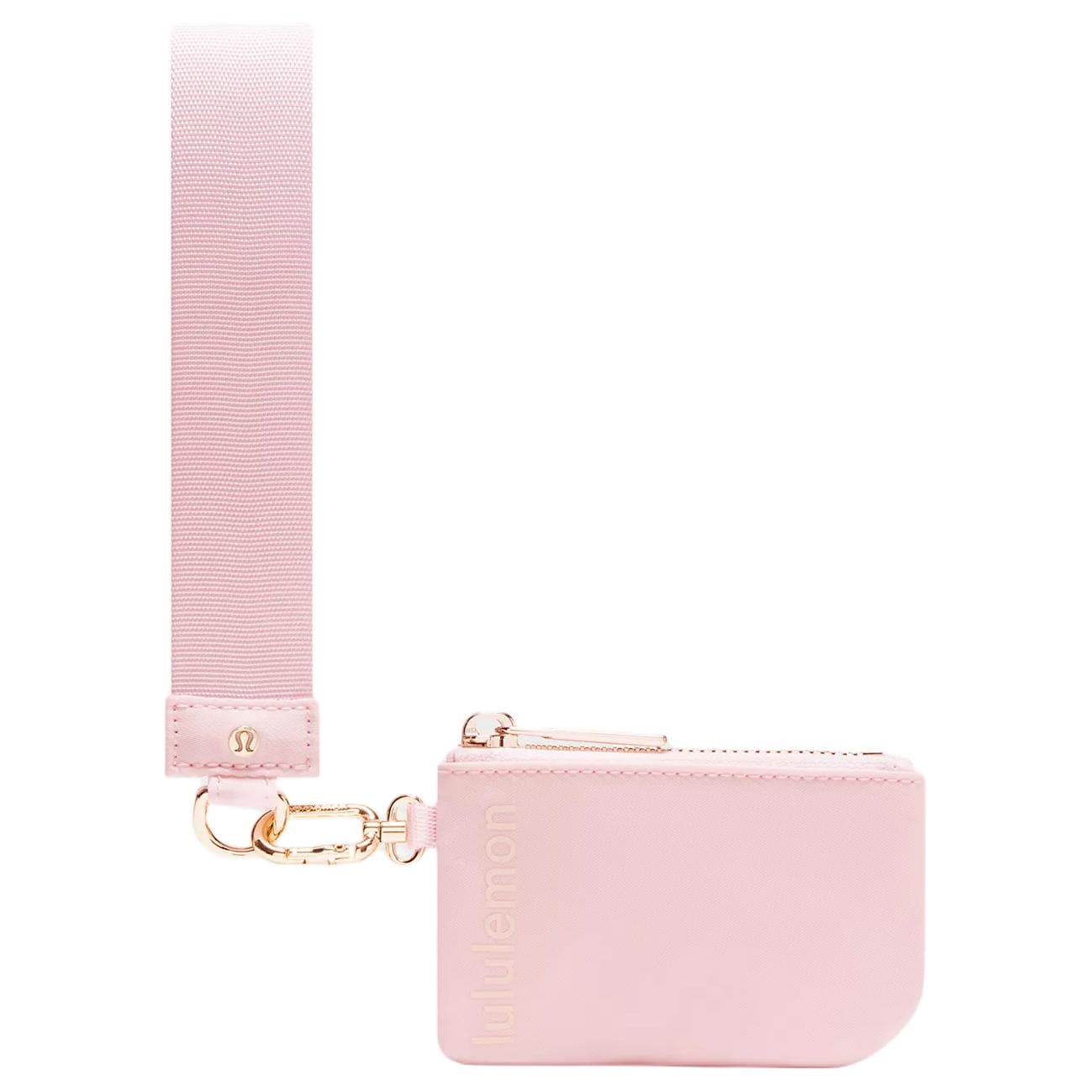 Lululemon Dual Pouch Nylon Clutch Happiness Pink & Light Ivory