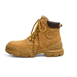 A Poinsettia Princess Martin Boot Yellow