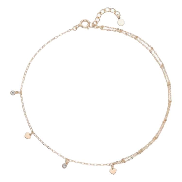 Lloyd 14K Gold Anklets Rose Gold Rose Gold
