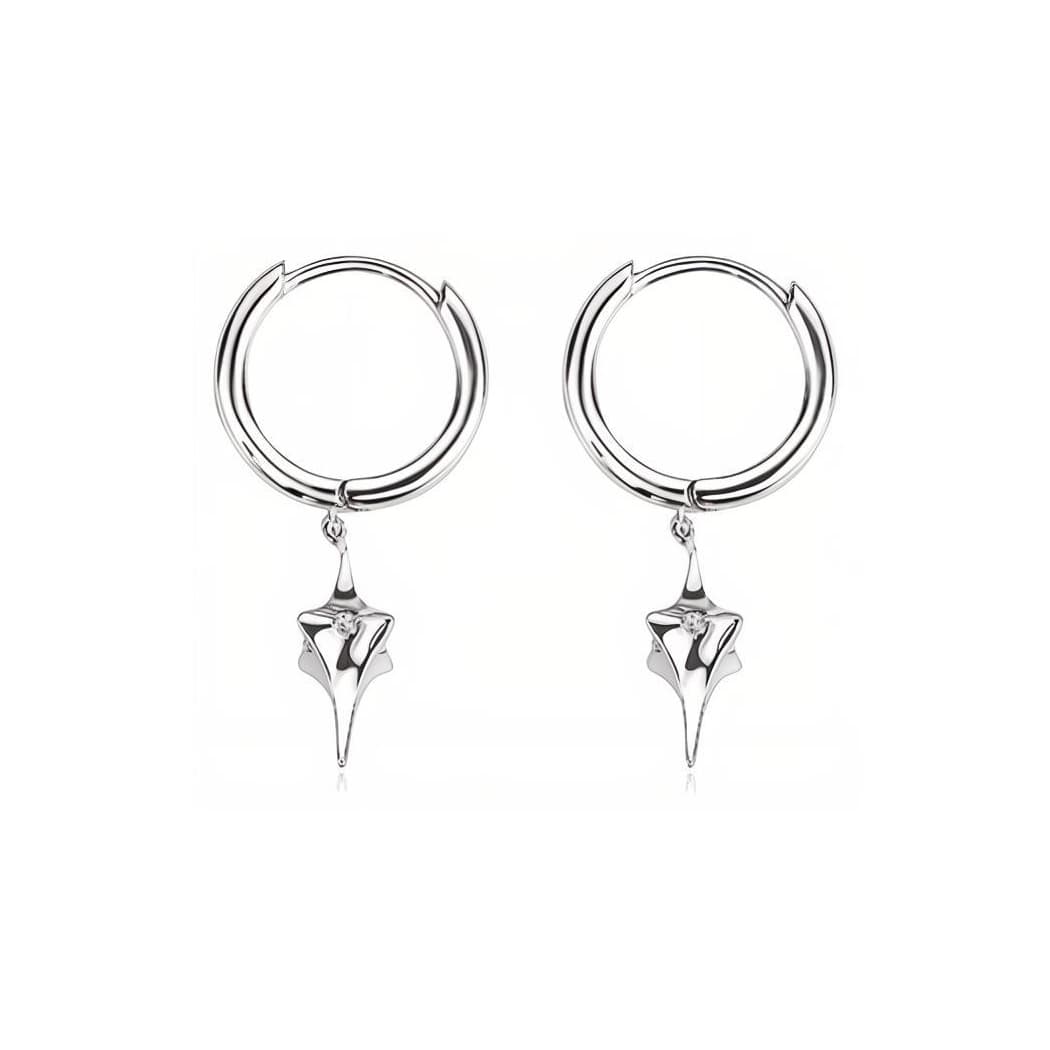 MISS TOOYA Alloy Earrings Star Hoop Earrings (1 Pair)