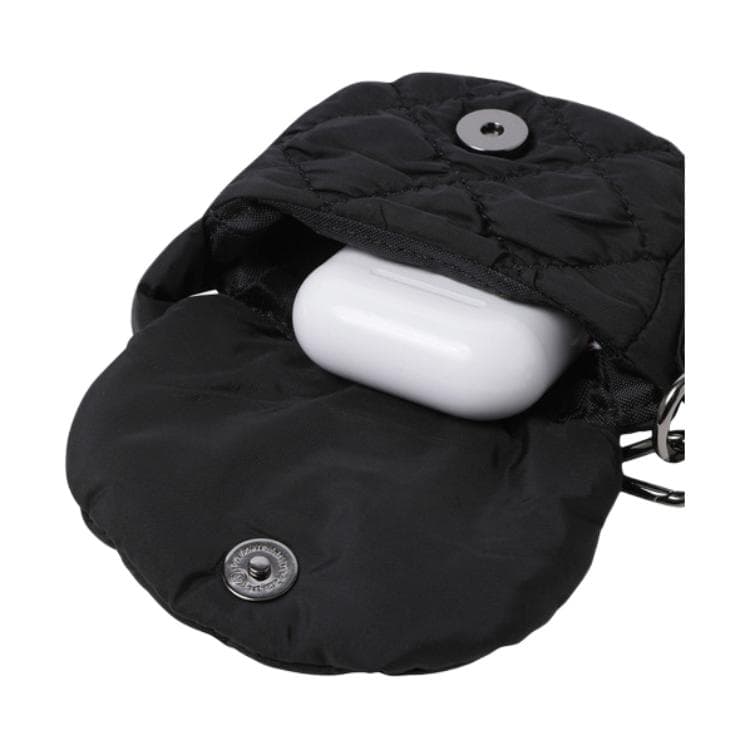 Le Coq Sportif Polyester Earphone Case Mini Black
