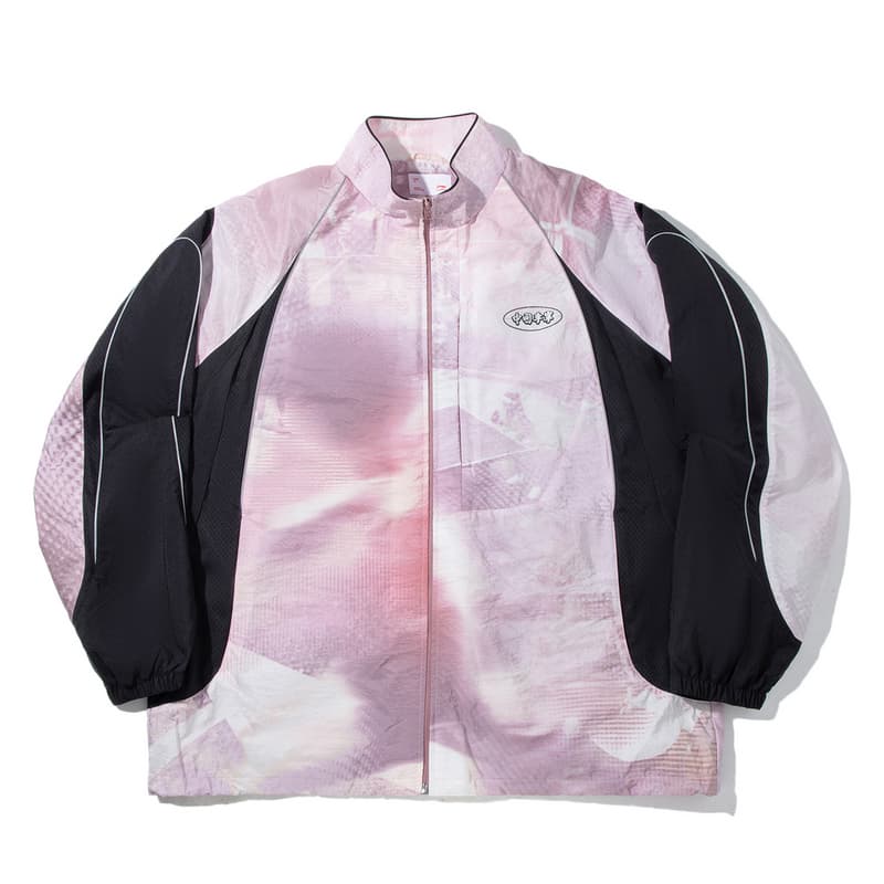 Li Ning Jacket Sunflower Sand Pink All Over Print Combination