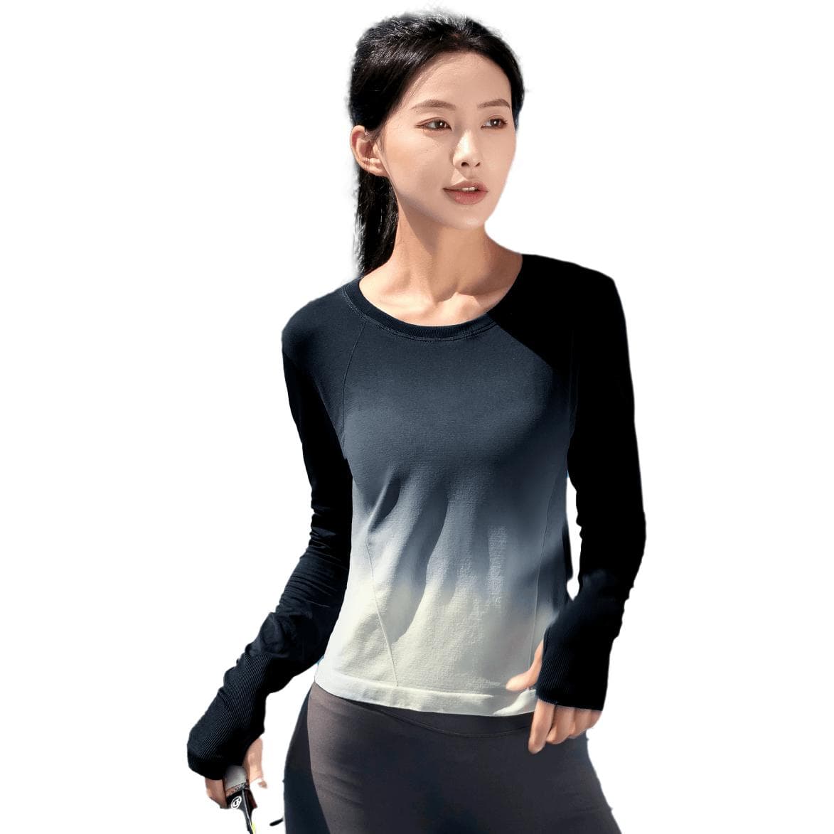 Barbie Yoga TShirts Crew Neck Moderate