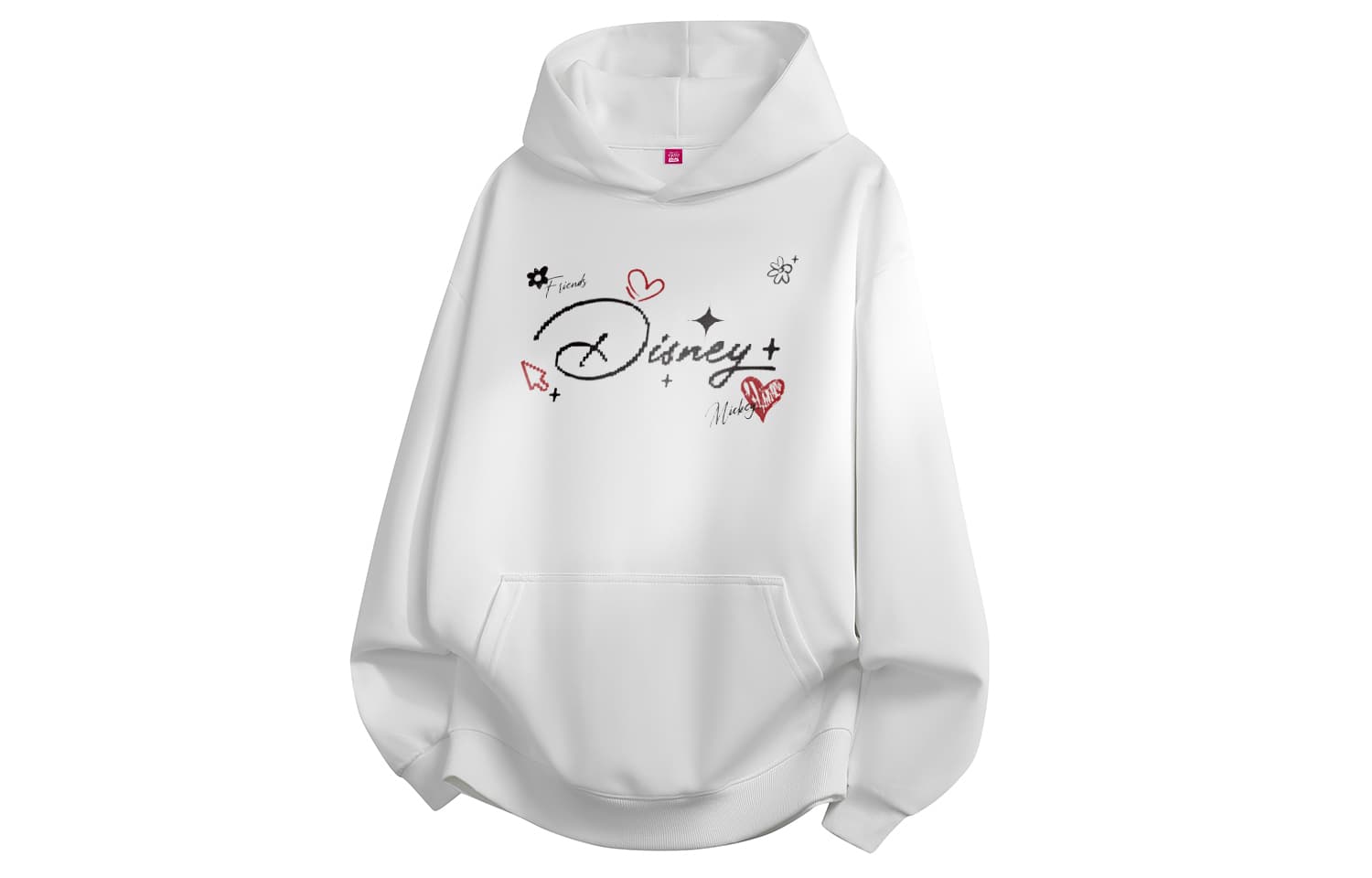 Disney Sweatshirts Hooded Moderate Regular White