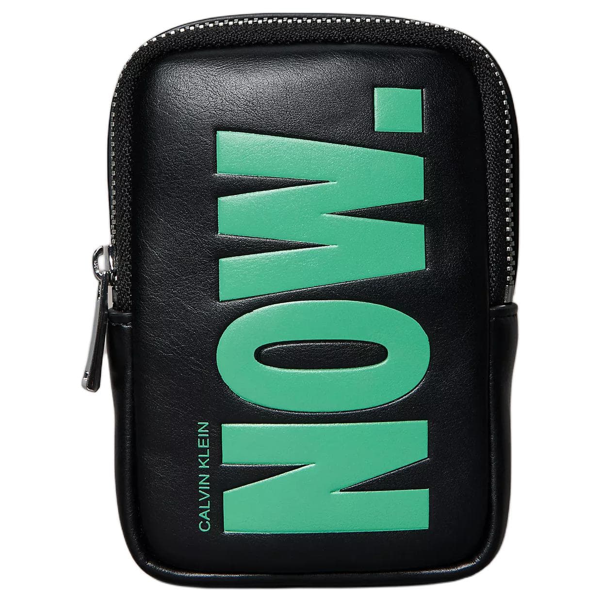 CALVIN KLEIN Polyurethane Key Pouch Mini Black Gift Box Set (Basic Set+Original Box)